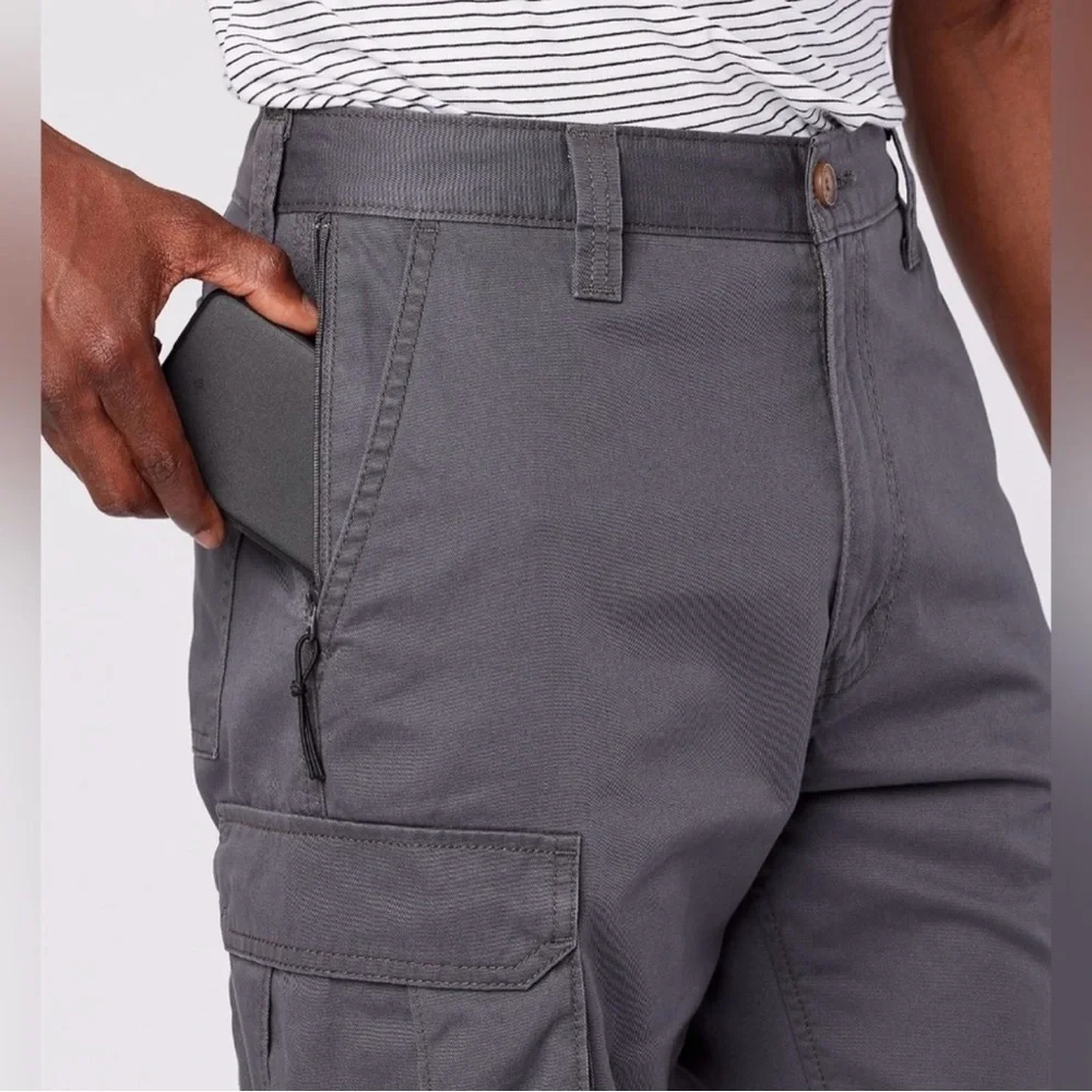 Men's Gray Cargo Shorts